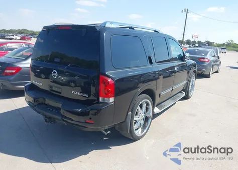 2014 Nissan Armada Platinum z USA, uszkodzony, nr VIN 5N1BA0NF1EN601619